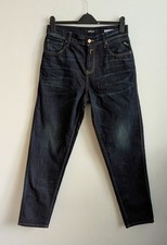 Replay  Mens New Sandot Relaxed Tapered Indigo  Denim Jeans Waist 34  Leg 33