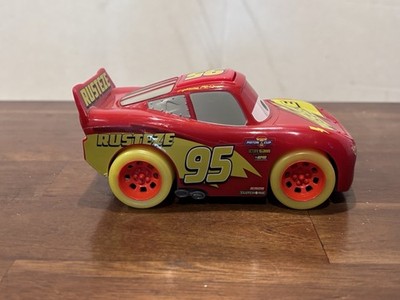 Disney Pixar Lightning McQueen Red Car Rust-eze #95 Sounds Talking Plastic