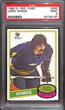 1980 O-Pee-Chee #300 Jerry Korab PSA 9 Mint 24130197 