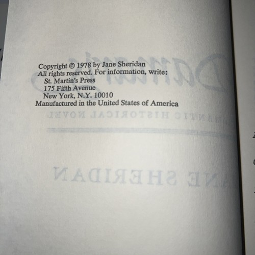 DAMARIS von JANE SHERIDAN BOOK CLUB EDITION 1978 - Bild 4 von 7