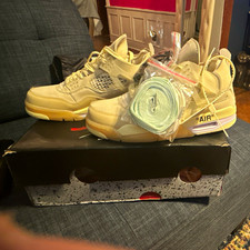 Jordan 4 SP x Off-White Mid Sail W for sale | eBay