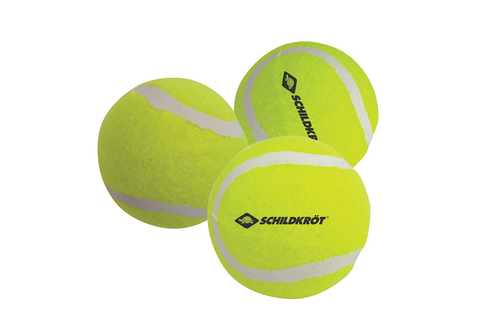 Schildkröt Tennis Balls, 3 Pieces, for Leisure Play, Yellow, 970048