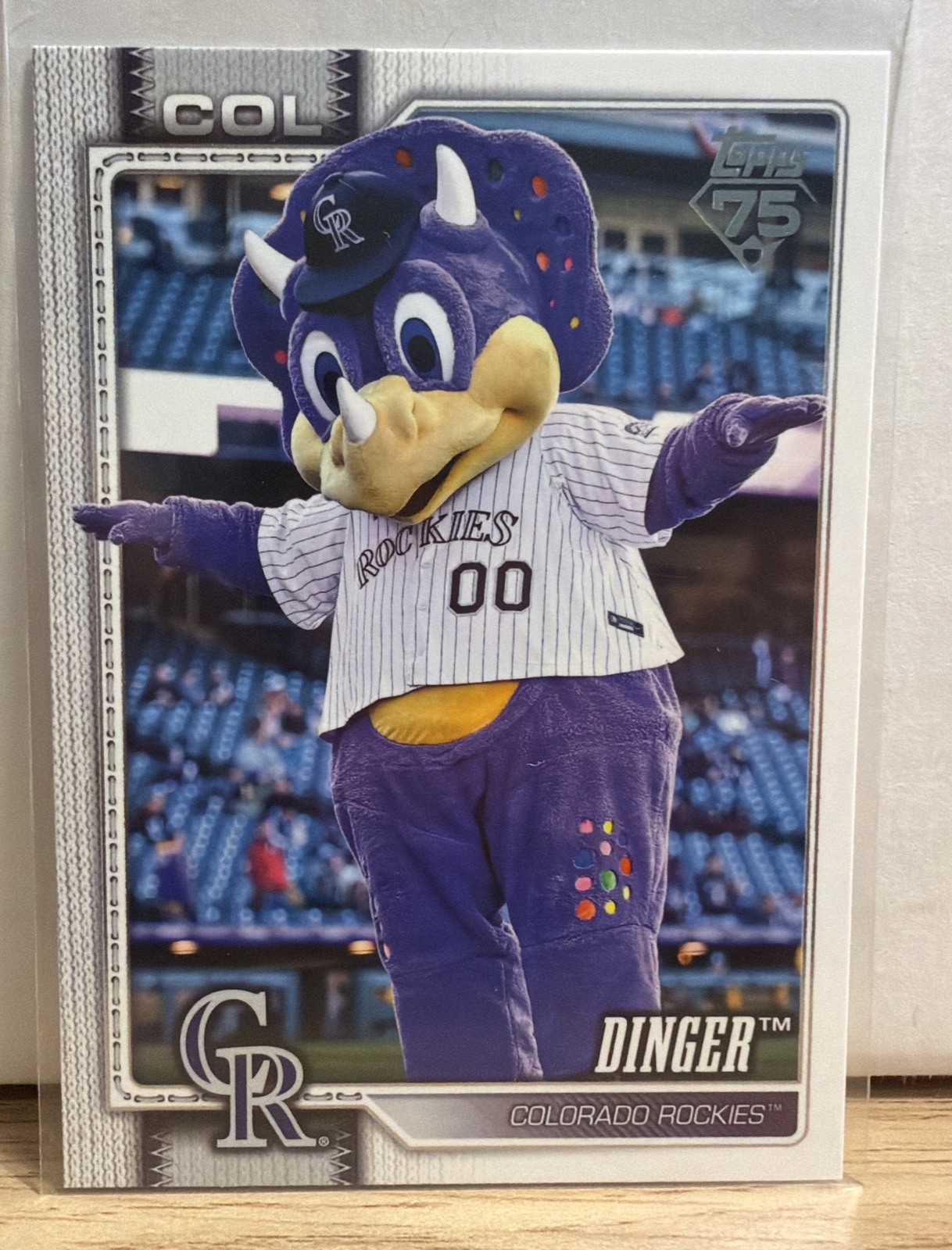 2026 Topps Celebration Dinger Mascot #M-4 Colorado Rockies