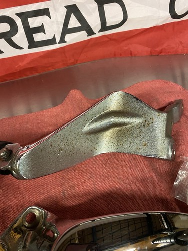 Used OEM 2003-2017 Victory Motorcycle Passenger Pegs Mounts Vegas Kingpin Chrome - Picture 10 of 13