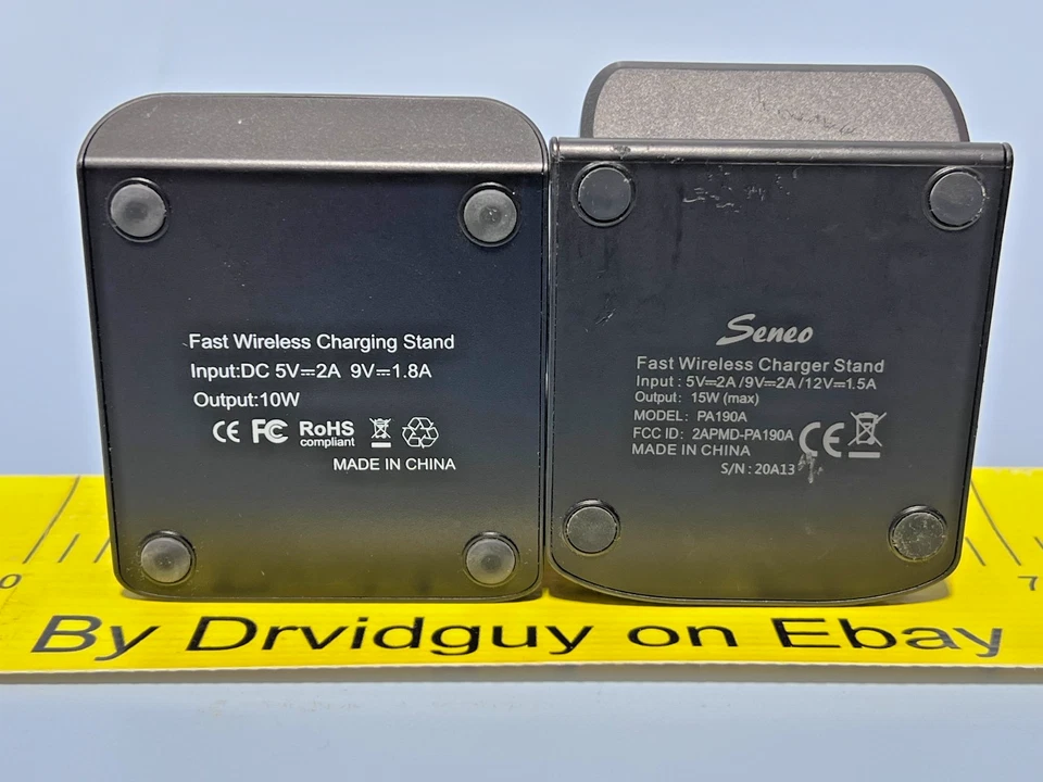 Lote de 3 Soportes Cargador Inalámbricos; (2) Seneo PA190A y (1) Pleson Carga Rápida Foto 4 de 4