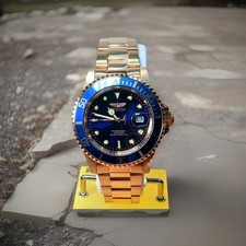 Invicta Pro Diver 26974 Analog Quartz Men's Watch 40mm - Blue/Gold