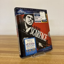 Scarface 1983 Blu-ray, 1983 New Sealed W Universal 100th Anniversary Slip