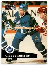 1991-92 Pro Set Claude Loiselle Toronto Maple Leafs #493