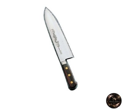 Misono Swedish Steel Western-style Deba Knife with Dragon Engraving No.
