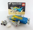 LEGO Classic Space #487 - Space Cruiser - Near Complete - READ DESCRIPTION!