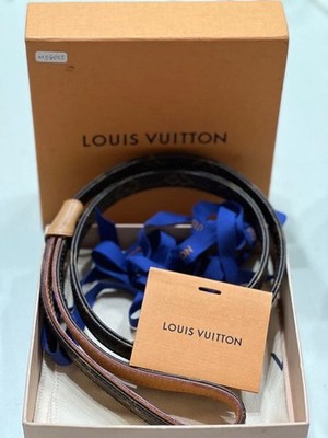 LOUIS VUITTON Dog Leash Baxter MM M58055 Monogram 106cm W/ Box Used From Japan