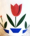 Vtg. Fire-King Tulip Mixing Bowl 9" – Milk Glass – Replacement Nesting Set USA