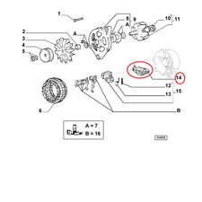 Alternateur Lancia DELTA