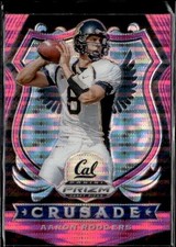 2020 Panini Prizm Aaron Rodgers Crusade Pink Pulsar