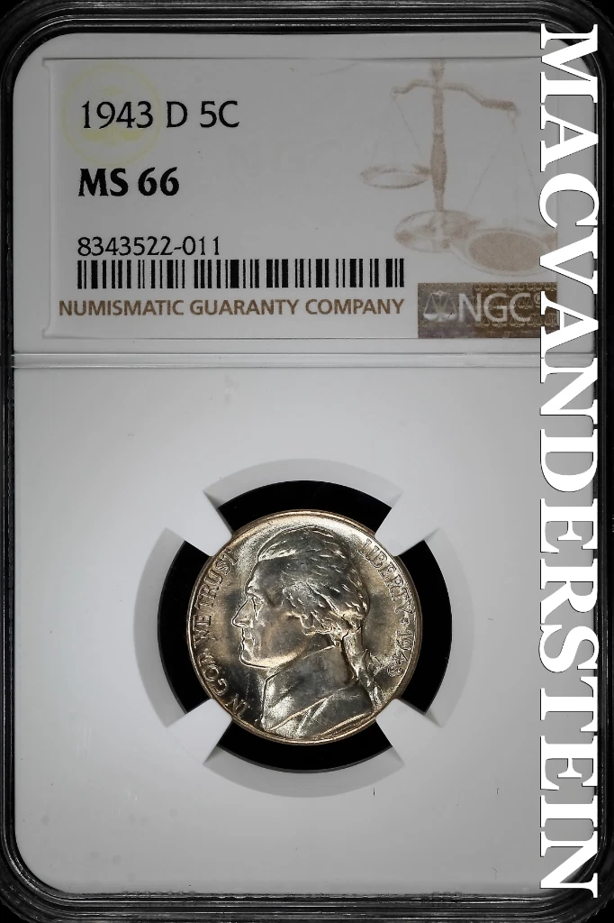 1943 Year Grade MS 66 US Jefferson Nickels (1938-Now) for sale | eBay