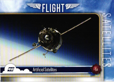 Artificial Satellites Historic Flight Trading Card