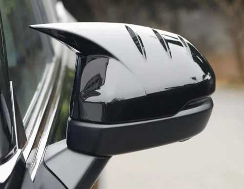 Black Rearview Mirror Lid Cover Trim For 23-25 Honda HR-V HRV Cap ABS L