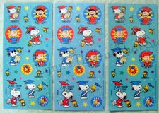 Hallmark Peanuts Graduation Craft School Stickers 3 Sheets New