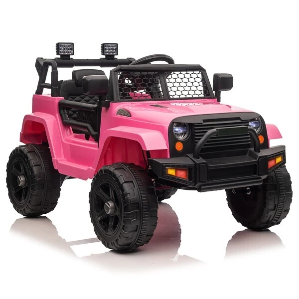LEADZM Dual Drive 12V 4.5A.h with 2.4G Remote Control Jeep Pink LEADZM Dual Drive 12V 4.5A.h with 2.4G Remote Control Jeep Pink