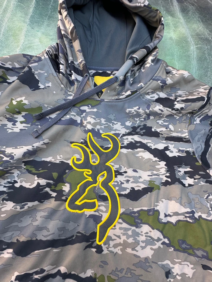Sudadera con capucha Browning camuflada para hombre talla XL. Foto 3 de 4