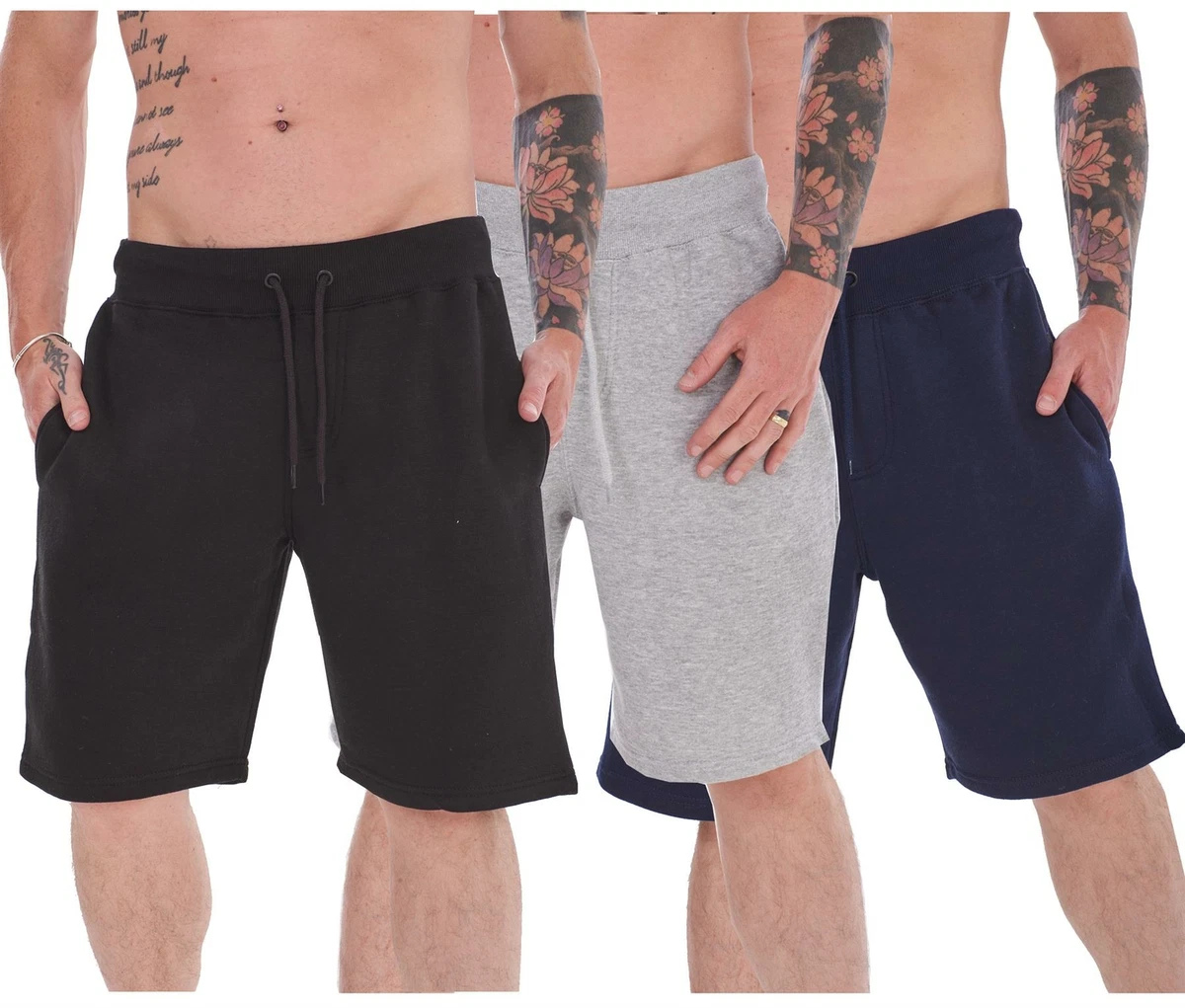 Casual fleece shorts hot sale