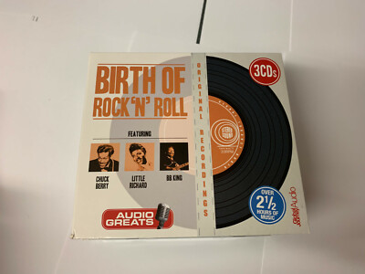 BIRTH OF ROCK 'N' ROLL - 3 CD BOX SET - CHUCK BERRY * LITTLE RICHARD & BB KING