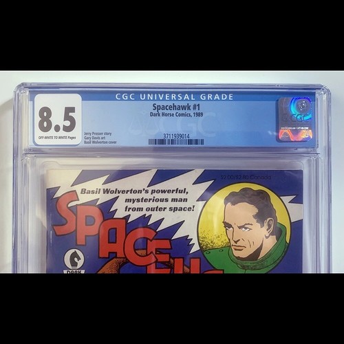 SPACEHAWK #1 DARK HORSE COMICS NOVEMBER 1989 (CGC 8.5) CERTIFIED GRADED COMIC - Picture 4 of 4