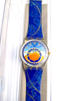 Swatch Gent Nuovo NOS Azimut GK179 1994 Vintage Orologio da polso 