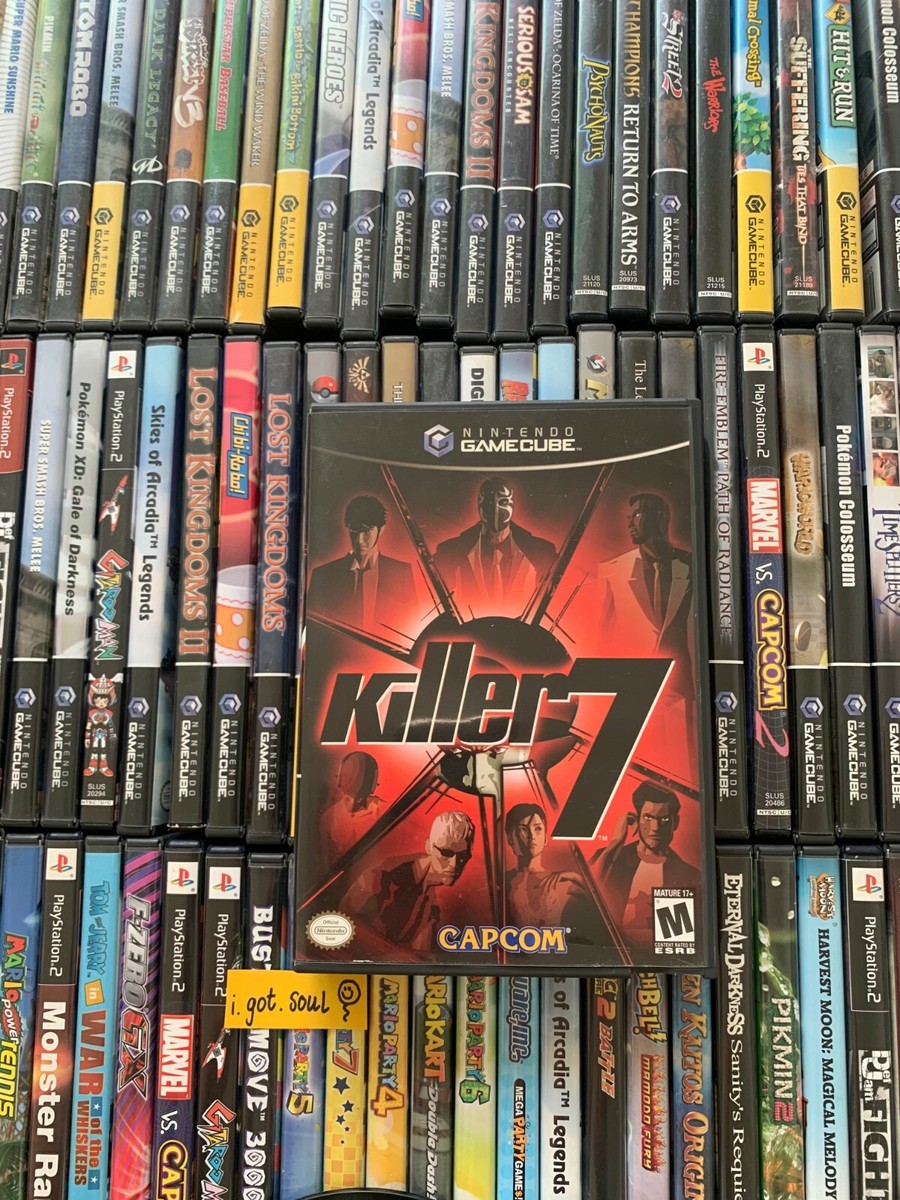 Killer Original Black Case Artwork ONLY Gamecube OEM NO GAME MANUAL