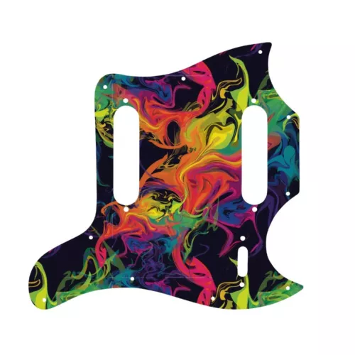 Pickguard For Gibson 70-82 SG Style Melody Maker Rainbow Swirl
