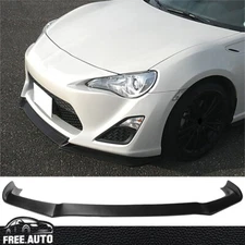 Front Bumper Lip Spoiler Fits 13-16 Scion FR-S GT Style Unpainted Black Kit - PP