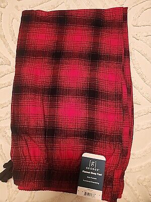 George Men's Flannel Sleep Pants Large(36-38), Red Mark George Men's Flannel Sleep Pants Large(36-38), Red Mark