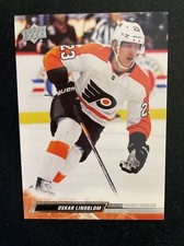 22-23 UD Series 1 Hockey French Variant Parallel 135 Oskar Linblom