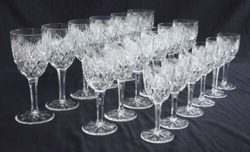 Service de verres en cristal de St Louis taillé - modèle Florence - 18 pièces - Photo 1/14