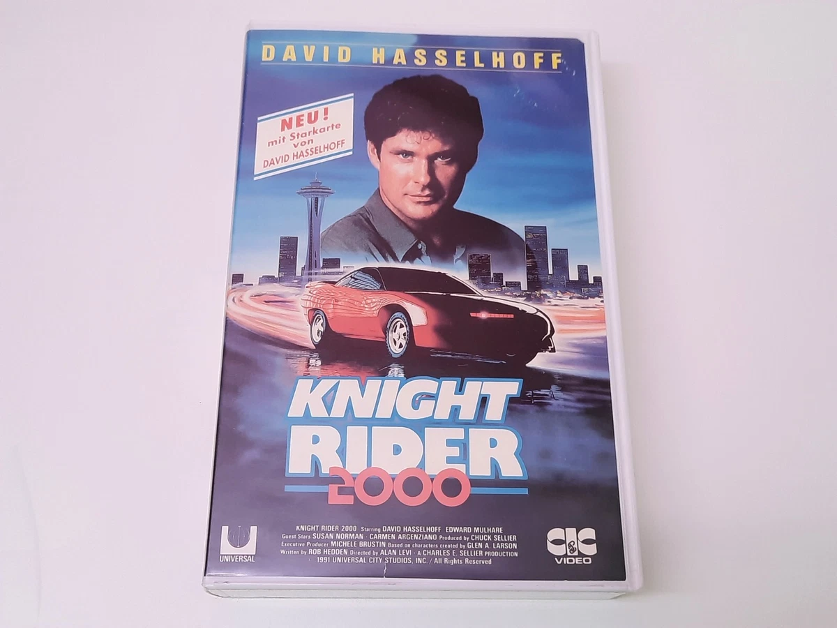 Knight Rider 2000 VHS German PAL CIC Video David Hasselhoff Edward Mulhare