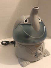 Crane Ultrasonic Cool Mist Humidifer Elliot the Elephant WORKS GREAT 