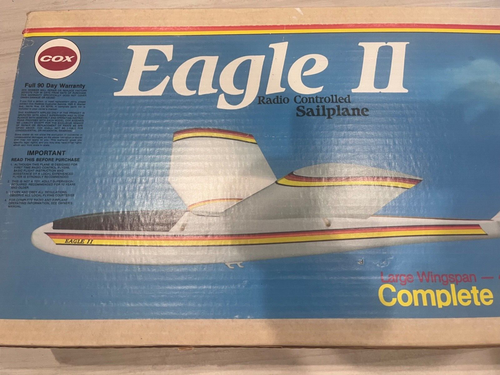 Vintage Cox Eagle II Remote Control Sailplane No 7020 NIB - Picture 3 of 8