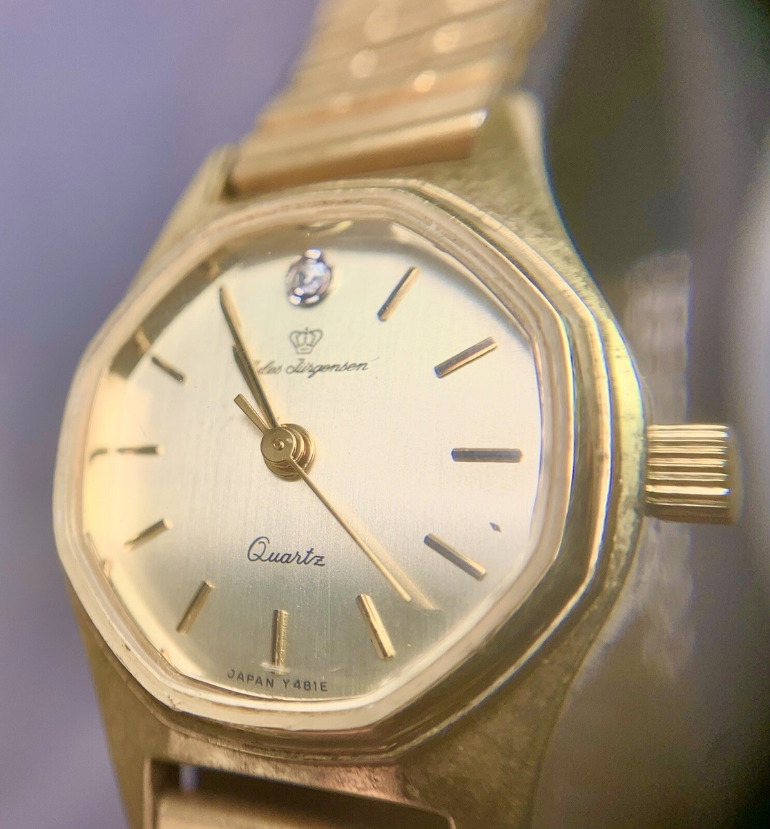 Gold Tone Jules Jurgensen Ladies Watch Quartz Gold-tone Jules