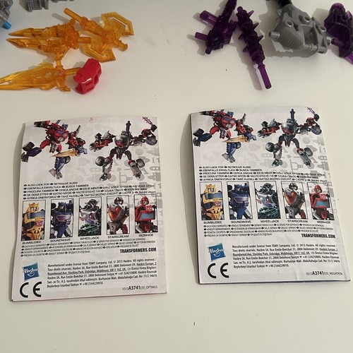 Hasbro Transformers Construct Bots Optimus Prime y Megatron 2 en 1 2013 Paquete - Imagen 3 de 24