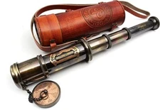 vintage telescope ship brass royal navy maritine nautical item