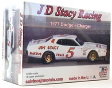Salvinos JR Models "JD Stacy Racing" Neil Bonnett 1977 Dodge Charger 1/25 Kit