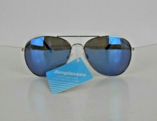 UNISEX SILVER FRAME SUNGLASSES