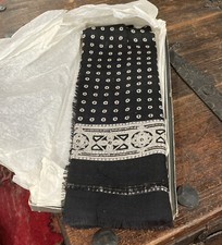 Vintage Fringe Scarf, Reine Wolle Cashmere, New in Gift Box