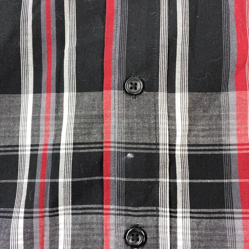 Beverly Hills Polo Club Button-Up Shirt Men Size M Multicolor Plaid Cotton Blend - Picture 4 of 10