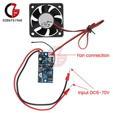 DC6V-70V Cooling Fan Control Module Chassis Heatsink Cooling Motor Speed Control