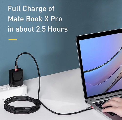 Câble USB-C vers USB-C PD 60W Chargeur Rapide et Transfert de Données 1M Baseus - Photo 2/5