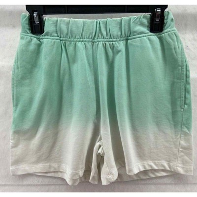 Vero Moda Shorts Womens Sz XS Knit Ombre Green White Pull On Pockets NWOT
