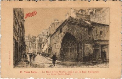 CPA Alte PARIS Rue Brise-Miche Rue Taillepain (283491)