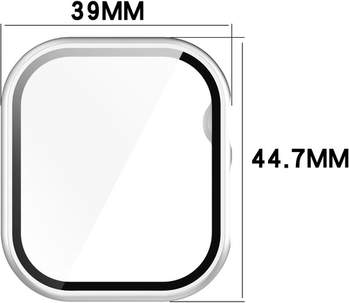 FTRONGRT Cover Compatibile Con Apple Watch Series 10 42Mm, PC + Pellicola Temper - Zdjęcie 2 z 12