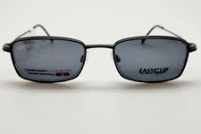 1 Unit New EasyClip EC173 Black 90W Eyeglasses Frames 50-19-135 #522